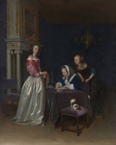 الفضول ، c.1660-62 بواسطة جيرارد تير بورش