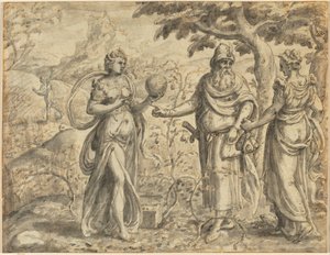 نسل البذور بين الشوك من مثل الزارع ج. 1573. بواسطة جيرارد فان جرونينجن