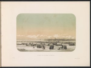 الترفيه الجليدي على ماس في روتردام ، على مسافة المصنع في فيينورد ، 1855 The Maas أمام المصنع في Feijenoord (العنوان على الجسم) الترفيه الجليدي على Maas في روتردام في فبراير 1855 ، مع التسميات التوضيحية (عنوان السلسلة على الكائن) بواسطة جيراردوس يوهانس بوس