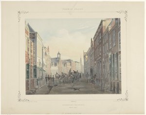 نادي الطلاب في Breedestraat في ليدن بواسطة جيراردوس يوهانس بوس