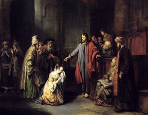 المسيح والزانية ، 1653