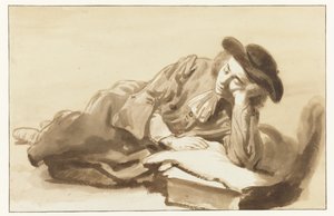 متكئ الشباب مستلق بوي بواسطة جيربراند فان دن إيكهوت