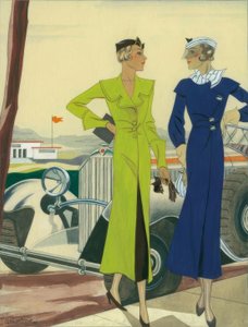 أزياء نسائية 1932 - معاطف سيارات - جيرد هارتونج