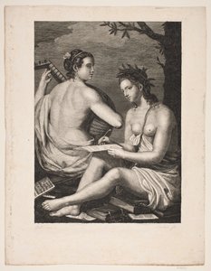 Terpsichore et Kalliope بواسطة جيرهارد لودفيج لاده