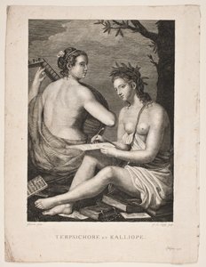 Terpsichore et Kalliope بواسطة جويرسينو