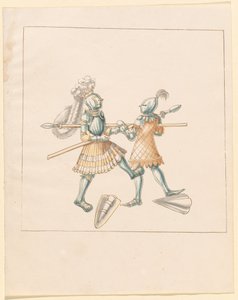 Freydal ، The Book of Jousts and Tournament of Emperor Maximilian I: Combats on Foot (Jousts) (Volume III): Plate 151