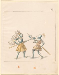 Freydal ، The Book of Jousts and Tournament of Emperor Maximilian I: Combats on Foot (Jousts) (Volume III): Plate 146