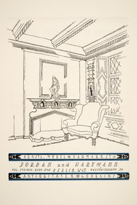 إعلان لجوردان وهارتمان ، من Styl ، سنة 1922 (طباعة pochoir) بواسطة المدرسة الألمانية