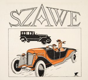 إعلان لـ Szawe، من ستايل، حائط 1922 (طبعة بوشوار) بواسطة المدرسة الألمانية