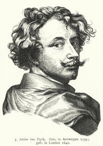 Anthony van Dyck, Flemish Baroque artist (engraving) بواسطة المدرسة الألمانية