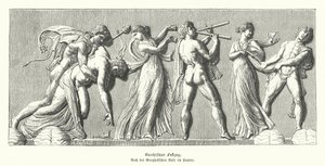 Bacchanalia (نقش) بواسطة المدرسة الألمانية