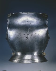لوح خلفي ، 1510-1530 (فولاذ بطلاء أسود ، أحزمة جلدية) بواسطة المدرسة الألمانية