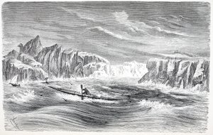 رحلات القوارب مع الزوارق ، حانة. لندن 1874 بواسطة المدرسة الألمانية