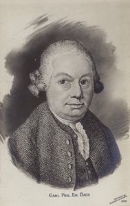 كارل فيليب إيمانويل باخ ، موسيقي وملحن الفترة الكلاسيكية الألمانية (1714-1788) بواسطة المدرسة الألمانية