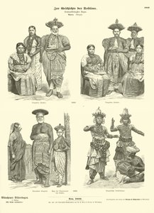 أزياء سيلانية ، 1880