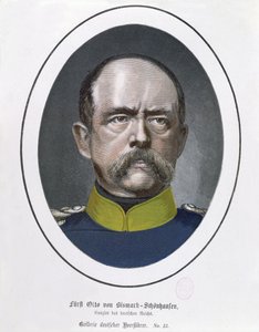 المستشار أوتو فون بسمارك (1815-1898) ج .1871 بواسطة المدرسة الألمانية