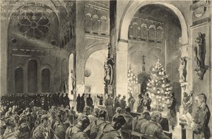 احتفالات عيد الميلاد في كنيسة فلاندرز بواسطة المدرسة الألمانية
