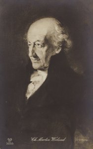 كريستوف مارتن فيلاند (1733-1813)، شاعر وكاتب ومترجم ألماني (ليثو) بواسطة المدرسة الألمانية
