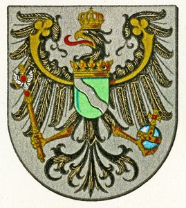 شعار النبالة لمقاطعة الراين (Provinz Rheinland) ، c.1898 بواسطة المدرسة الألمانية