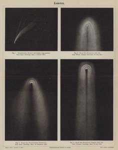 Comets (engraving) بواسطة المدرسة الألمانية