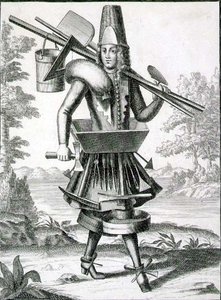 زي ماسون ، حانة. بواسطة جيرارد فالك (1651 / 2-1726) حوالي عام 1690 (نقش) بواسطة المدرسة الألمانية