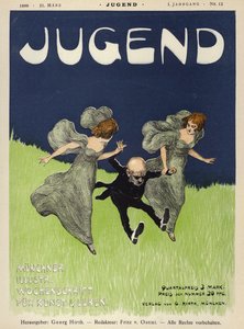 صورة غلاف لمجلة Jugend ، 1896 بواسطة المدرسة الألمانية