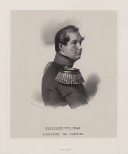 Crown Prince Frederick William of Prussia (litho) بواسطة المدرسة الألمانية