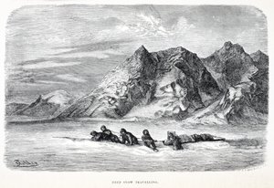 ديب سنو ترافيلينج ، حانة. لندن 1874 بواسطة المدرسة الألمانية