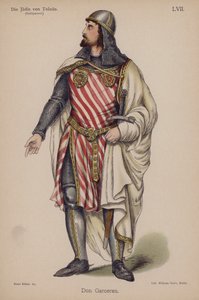دون جارسيران ، من دي جودان فون توليدو (يهودية توليدو) بقلم فرانز جريلبرزر (ليثو ملون) بواسطة المدرسة الألمانية