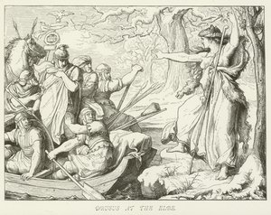 Drusus at the Elbe بواسطة المدرسة الألمانية