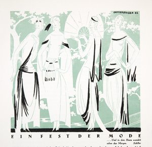 Ein Fest der Mode، من ستايل، طبعة عام 1922 (طبعة بوشوار) بواسطة المدرسة الألمانية