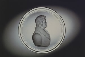 صورة محفورة من قبل دومينيك بيمان ، بوهيميا ، 1834 (زجاج) بواسطة المدرسة الألمانية