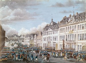 دخول القوات المتحدة بروسيا وهيس إلى فرانكفورت ، 2 ديسمبر 1792 (الغواش)