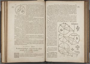 ورقة 130-131 ، "Astronomia nova Aitiologetos" ، بقلم يوهانس كيبلر (نقش) بواسطة المدرسة الألمانية