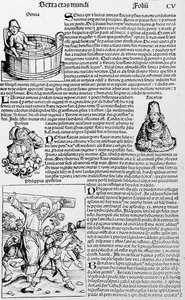 فوليو السيرة الذاتية ، من Liber Chronicarum بواسطة Hartmann Schedel (1440-1514) 1493 بواسطة المدرسة الألمانية