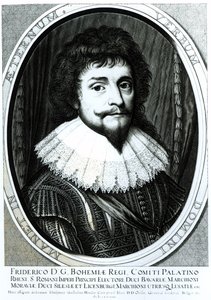 فريدريك الخامس (1596-1632) ، ملك بوهيميا ، ناخب بلاتين الراين ، منقوش بقلم ويليم هونديوس (c.1597-c.1660) ، 1633 بواسطة المدرسة الألمانية
