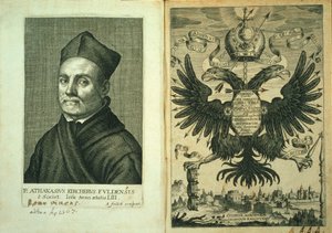 صورة لأعمال المغناطيس أو الفن المغناطيسي بواسطة Kircher الثلاثية ، 1643 بواسطة المدرسة الألمانية