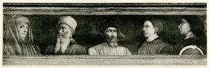 جيوتو دي بوندوني (1267-1337) ، باولو أوشيلو (1397-1475) ، دوناتيلو (1386-1466) ، أنطونيو مانيتي (1402-1460) ، فيليبو دي دير برونليسكو (1377-1466) بواسطة المدرسة الألمانية
