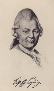 Gotthold Ephraim Lessing ، فيلسوف التنوير الألماني ، كاتب وكاتب مسرحي (ليثو) بواسطة المدرسة الألمانية