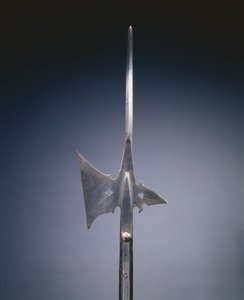 Halberd، c.1520 (الصلب والخشب) بواسطة المدرسة الألمانية