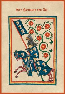 هارتمان فون أويه، كتاب الأغاني في العصور الوسطى (رق) بواسطة المدرسة الألمانية