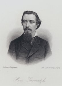 Henryk Siemiradzki, Polish artist (engraving) بواسطة المدرسة الألمانية