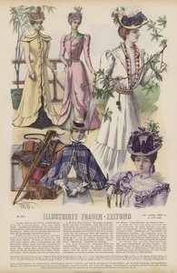 رسم توضيحي لـ Illustrirte Frauen-Zeitung (لون ليثو) بواسطة المدرسة الألمانية