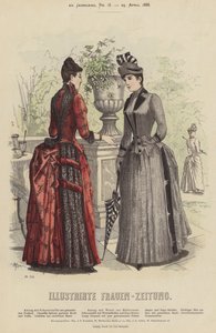 رسم توضيحي لـ Illustrirte Frauen-Zeitung (لون ليثو) بواسطة المدرسة الألمانية