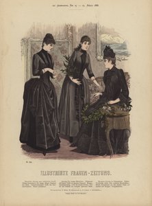 رسم توضيحي لـ Illustrirte Frauen-Zeitung (لون ليثو) بواسطة المدرسة الألمانية