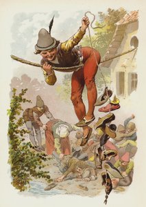 رسم توضيحي لـ Till Eulenspiegel بواسطة المدرسة الألمانية