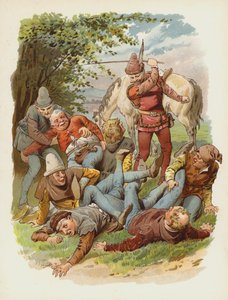 رسم توضيحي لـ Till Eulenspiegel بواسطة المدرسة الألمانية