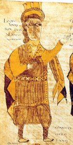 رسم توضيحي من Breviary of Alaric ، 506 بواسطة المدرسة الألمانية