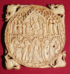 حالة مرآة العاج ، c.1360-70 بواسطة المدرسة الألمانية