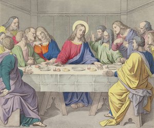 يؤسس يسوع القربان المقدس